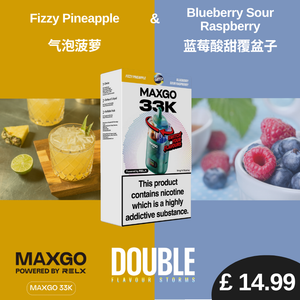 Fizzy Pineapple+Blueberry Sour Raspberry